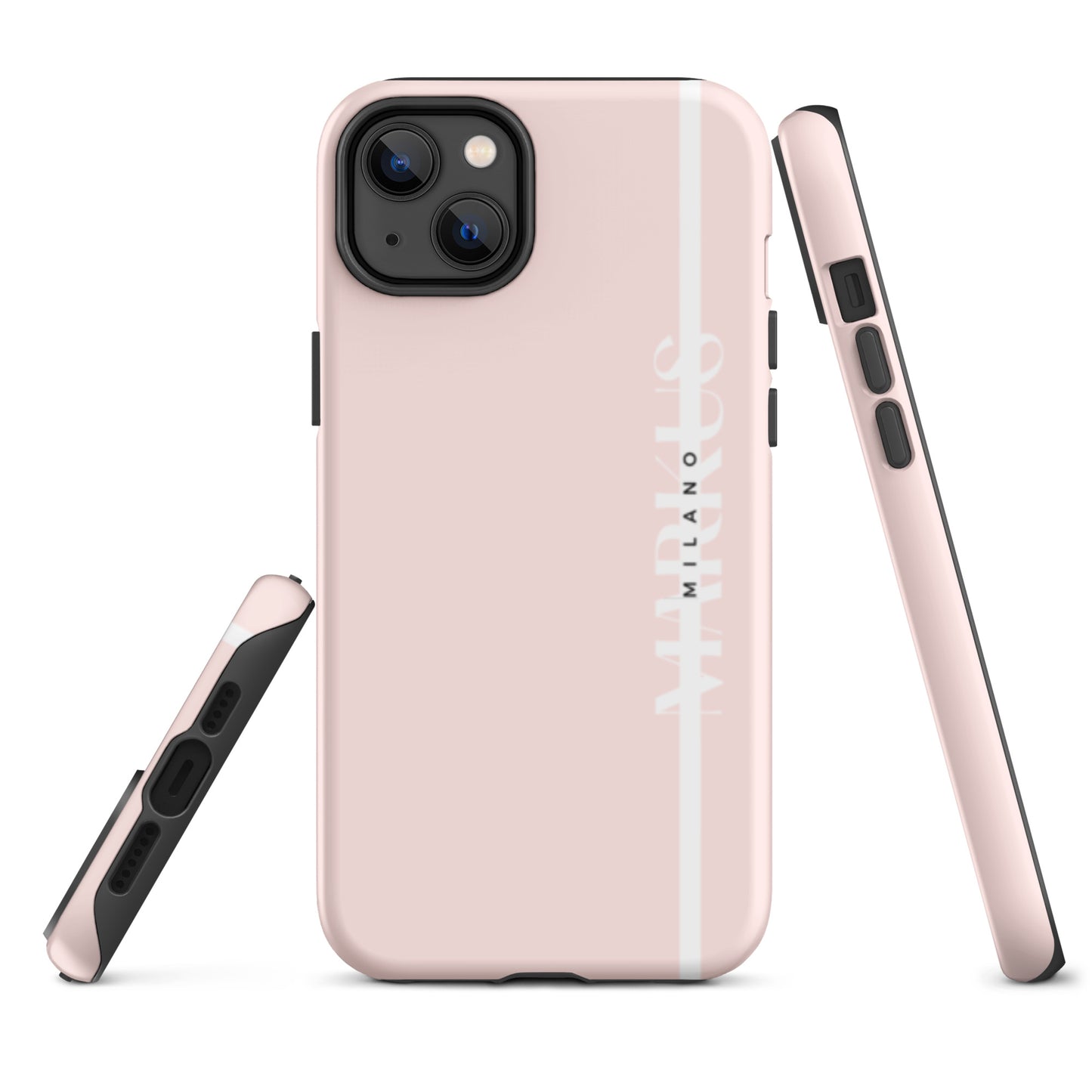 Cover iPhone Pink Clear Rigida